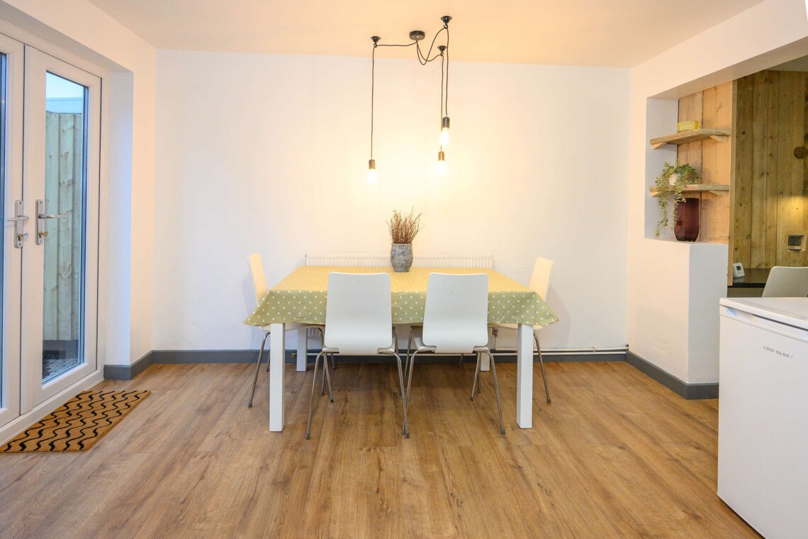Dining area in the kitchen