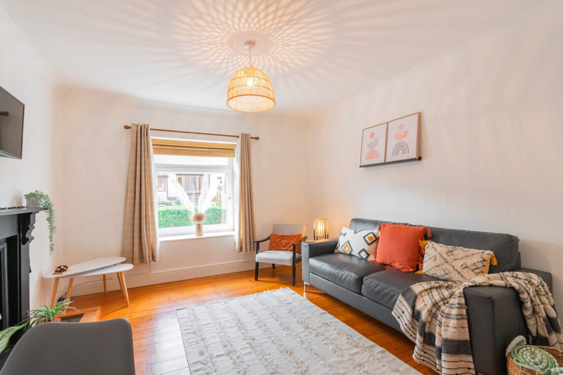 The Nest living area & sofa bed