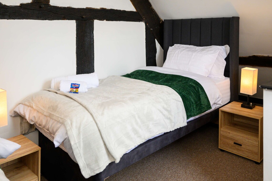 Bedding with extra throws for comfort