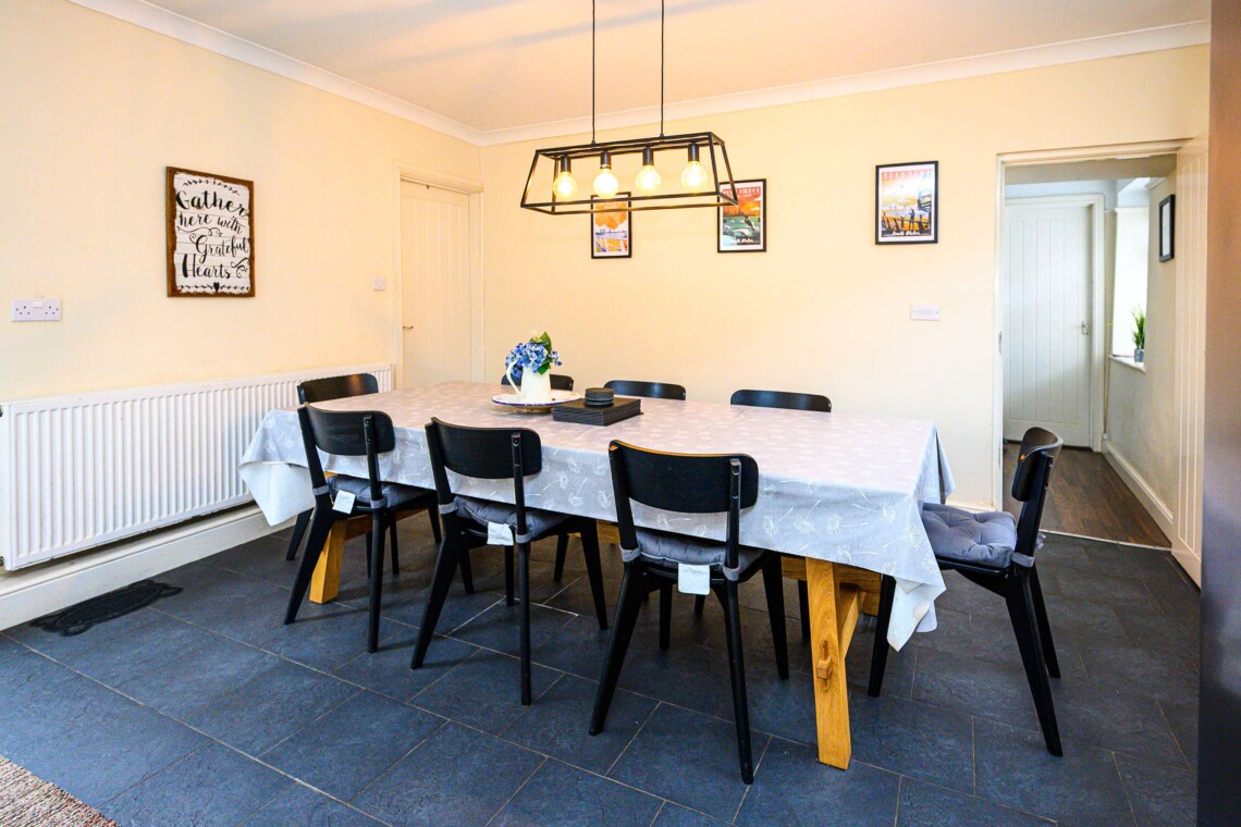 Large dining table for those family meals 