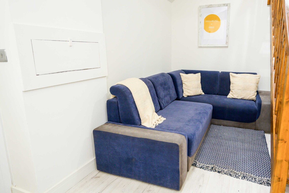Sofa bed linen provided
