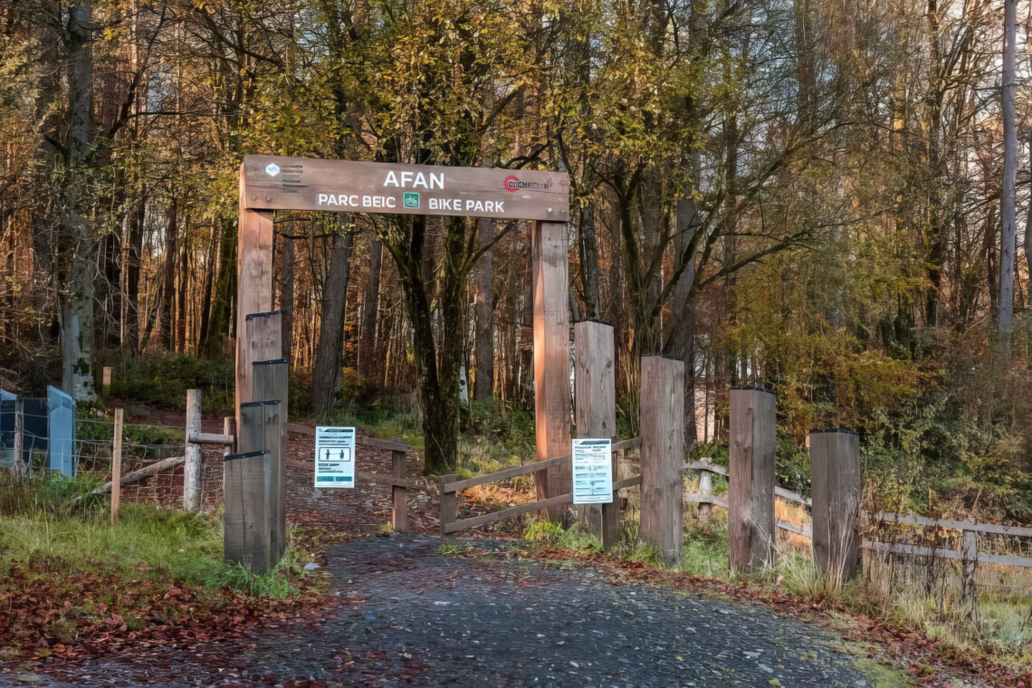 Afan bike park allows riders to improve their riding skill and have hours of winding, swerving fun with berms and jumps.