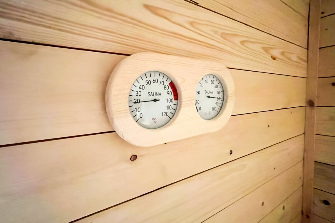 Farmhouse guests enjoy exclusive access to our sauna 
