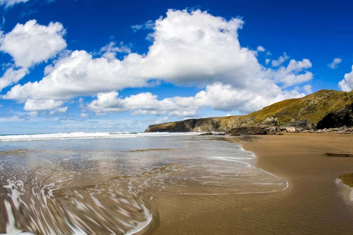 Enjoy a day at Trebarwith beach, about 5 miles away