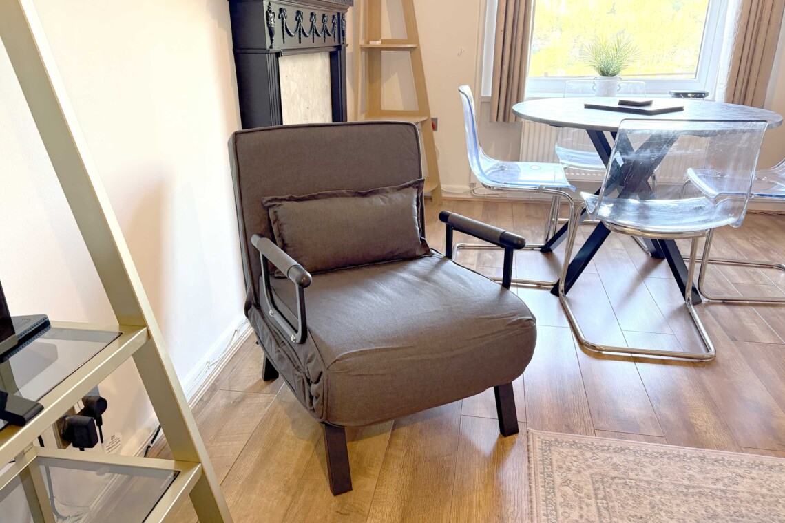 Single chair bed