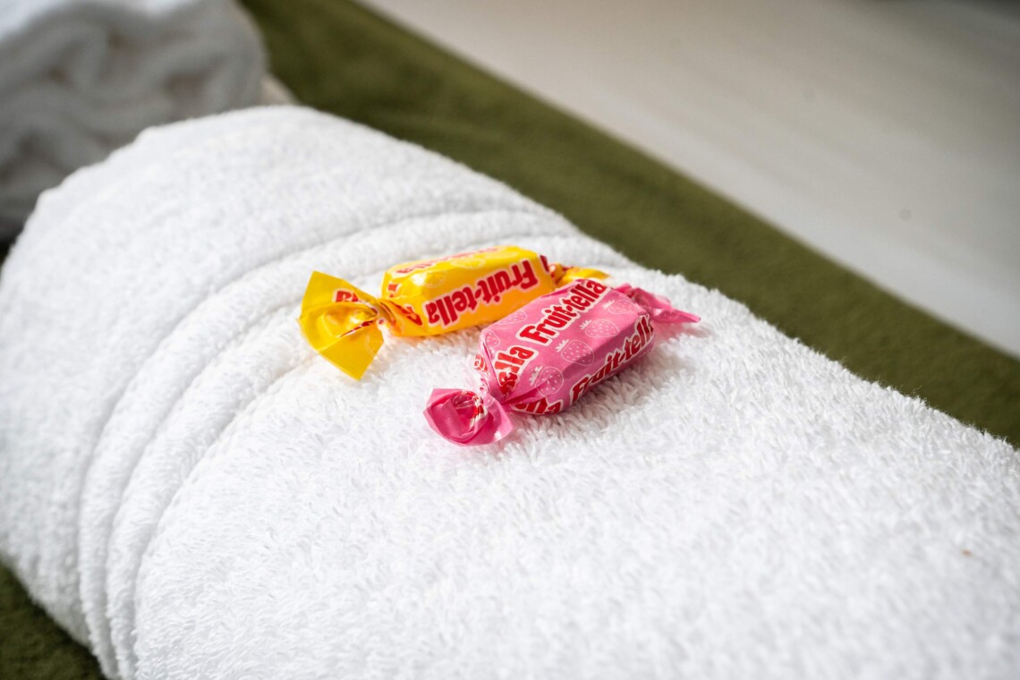Towels provided