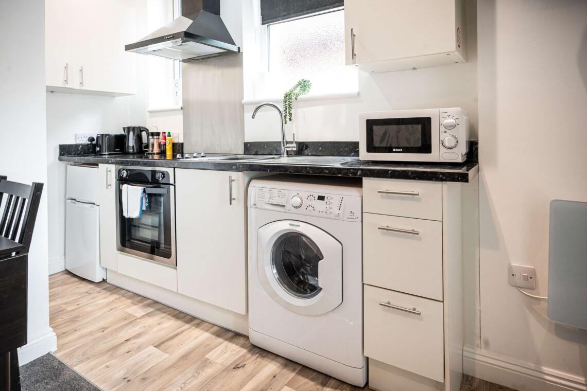 Open plan kitchen