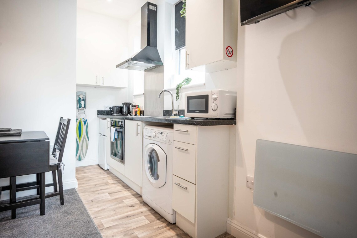 Open plan kitchen