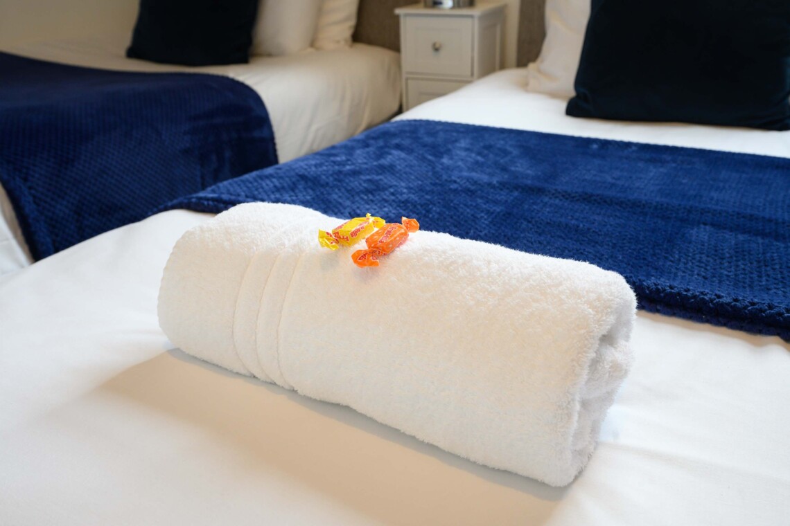 Towels provided