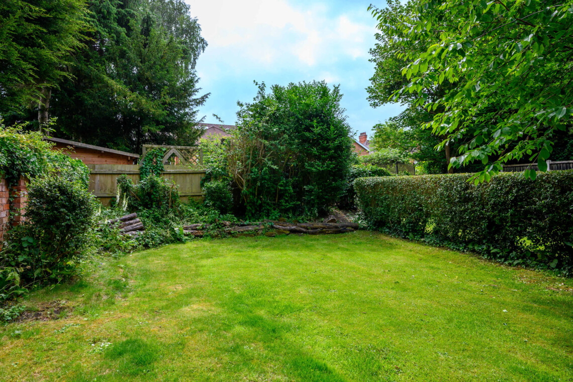Well-maintained garden 