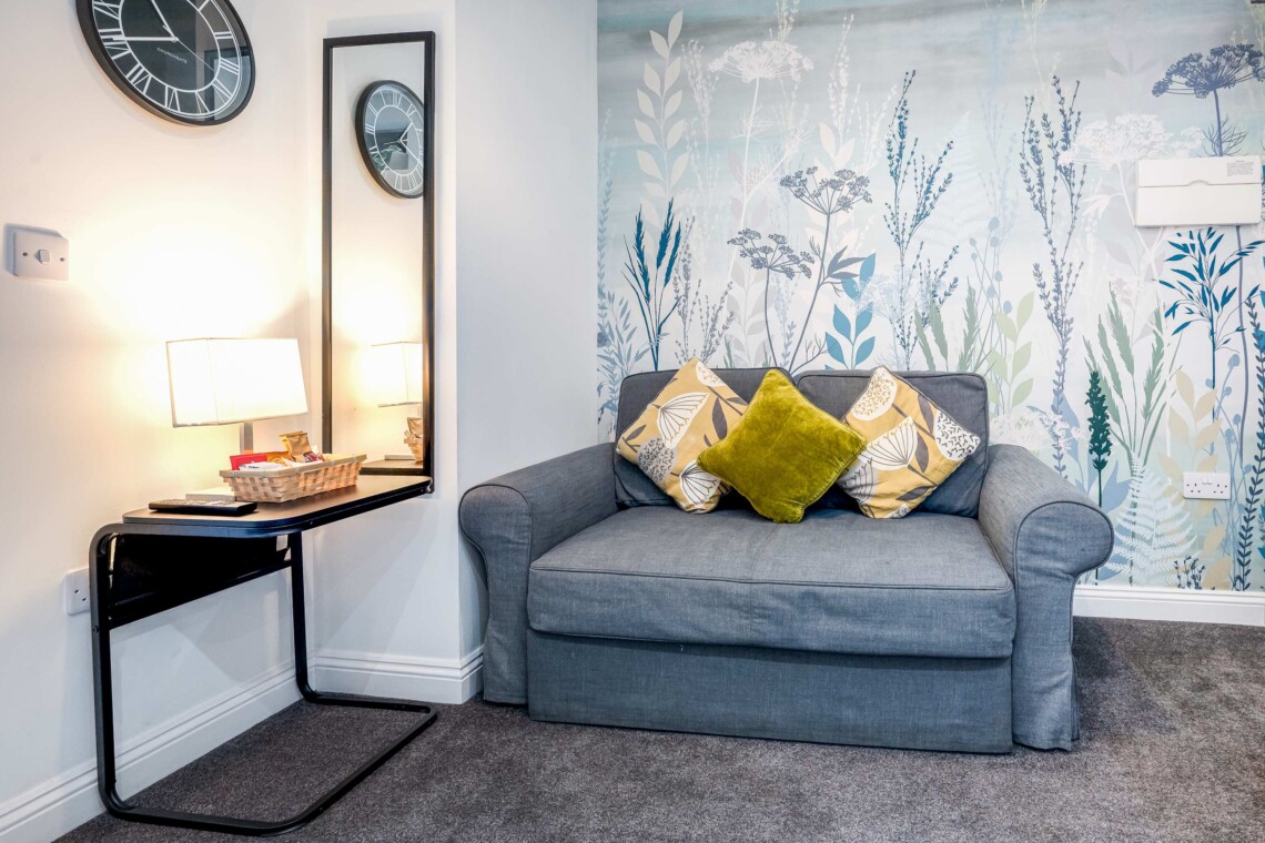 Open plan living room