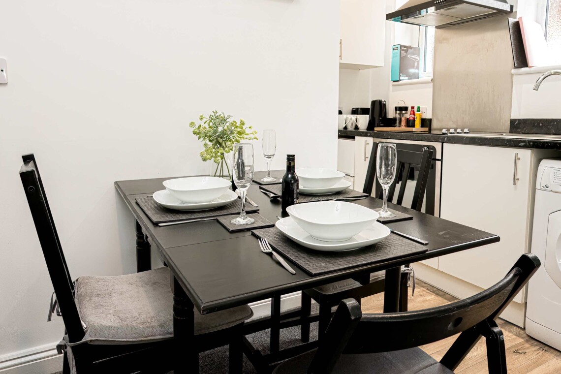 Open-plan living area