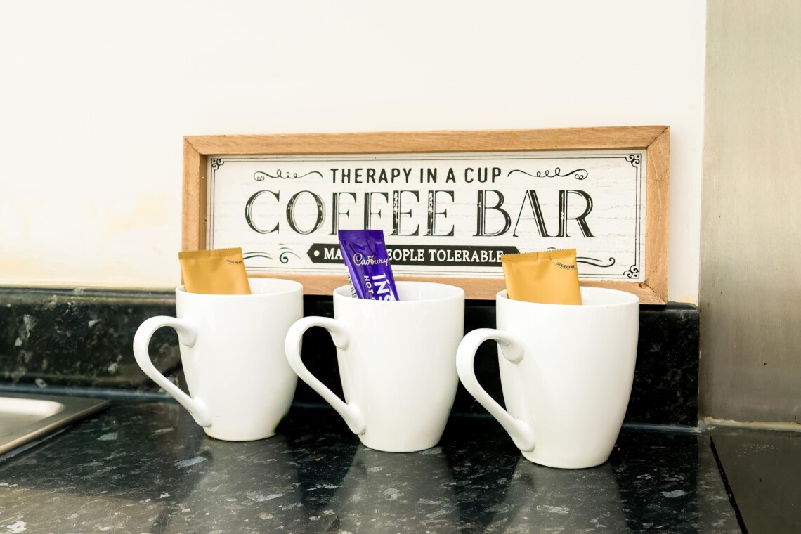 Complimentary welcome drinks