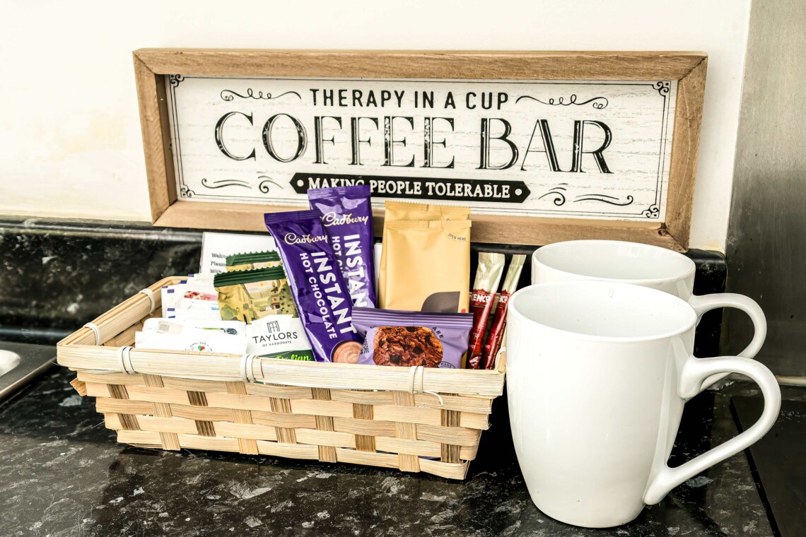 A welcome hot drink