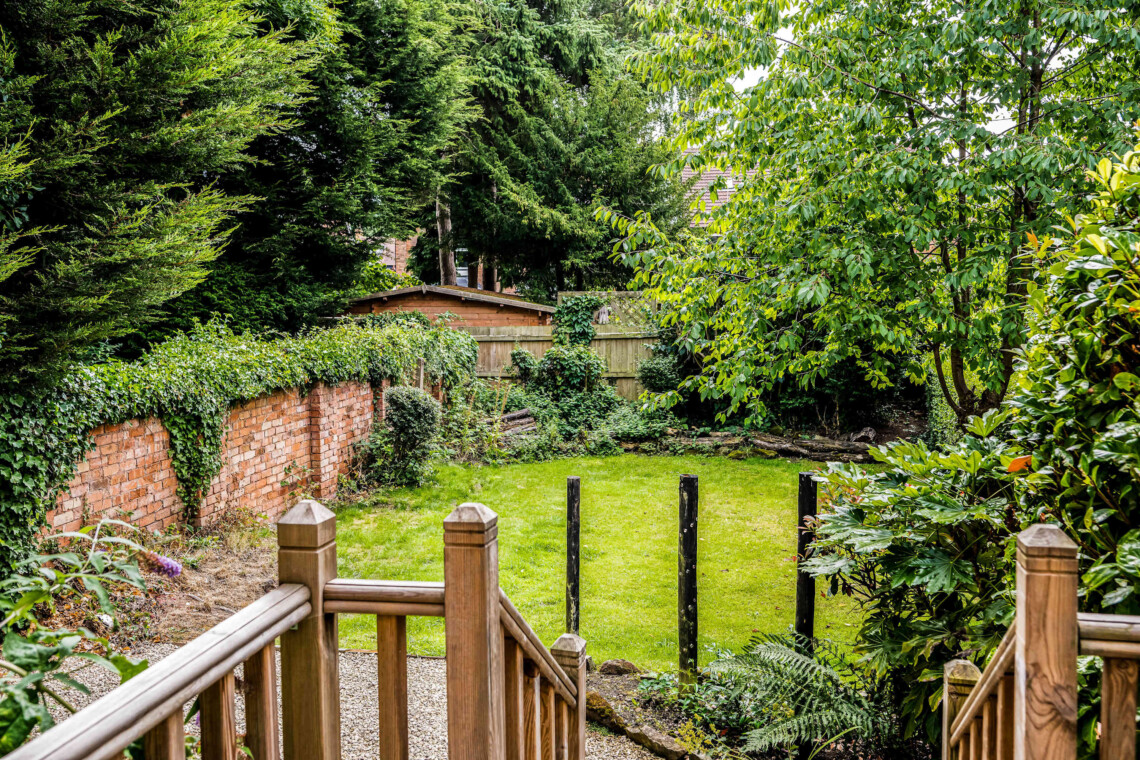 Deck leading to the garden