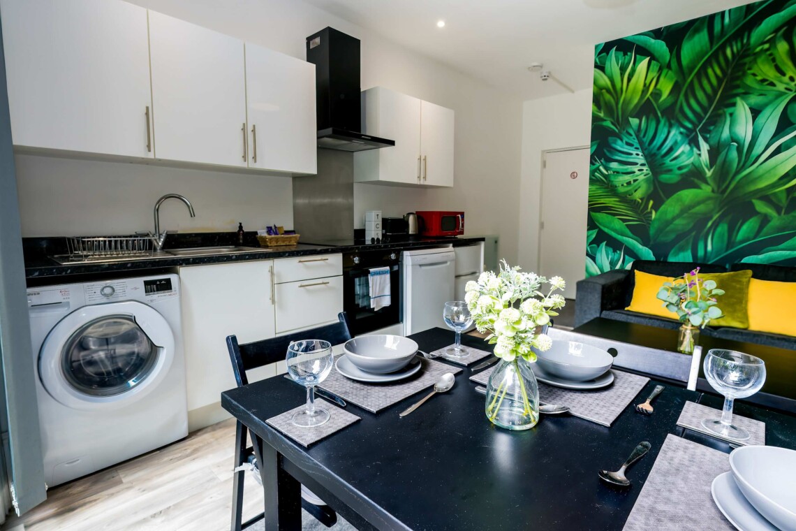 Open-plan living area