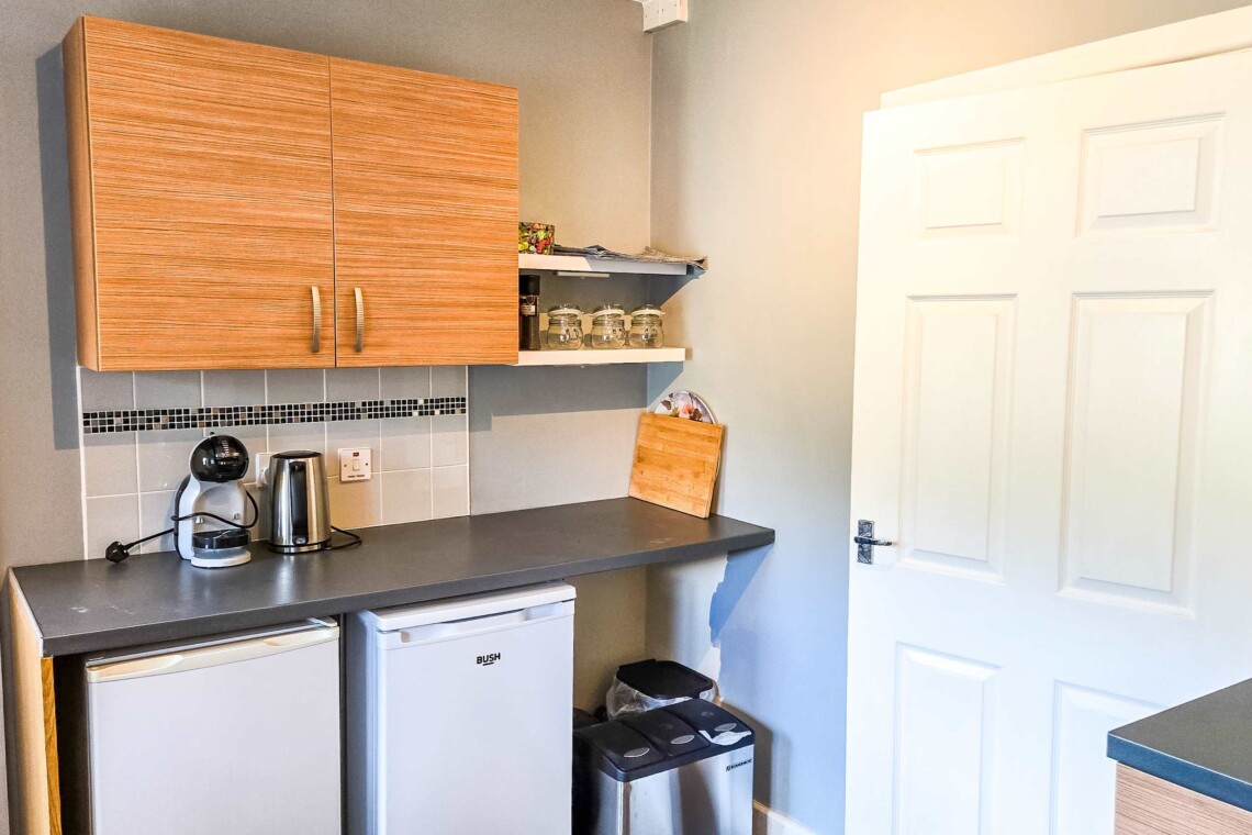 well-equipped kitchen